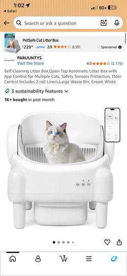 Tuya Automatic Cat Litter Box