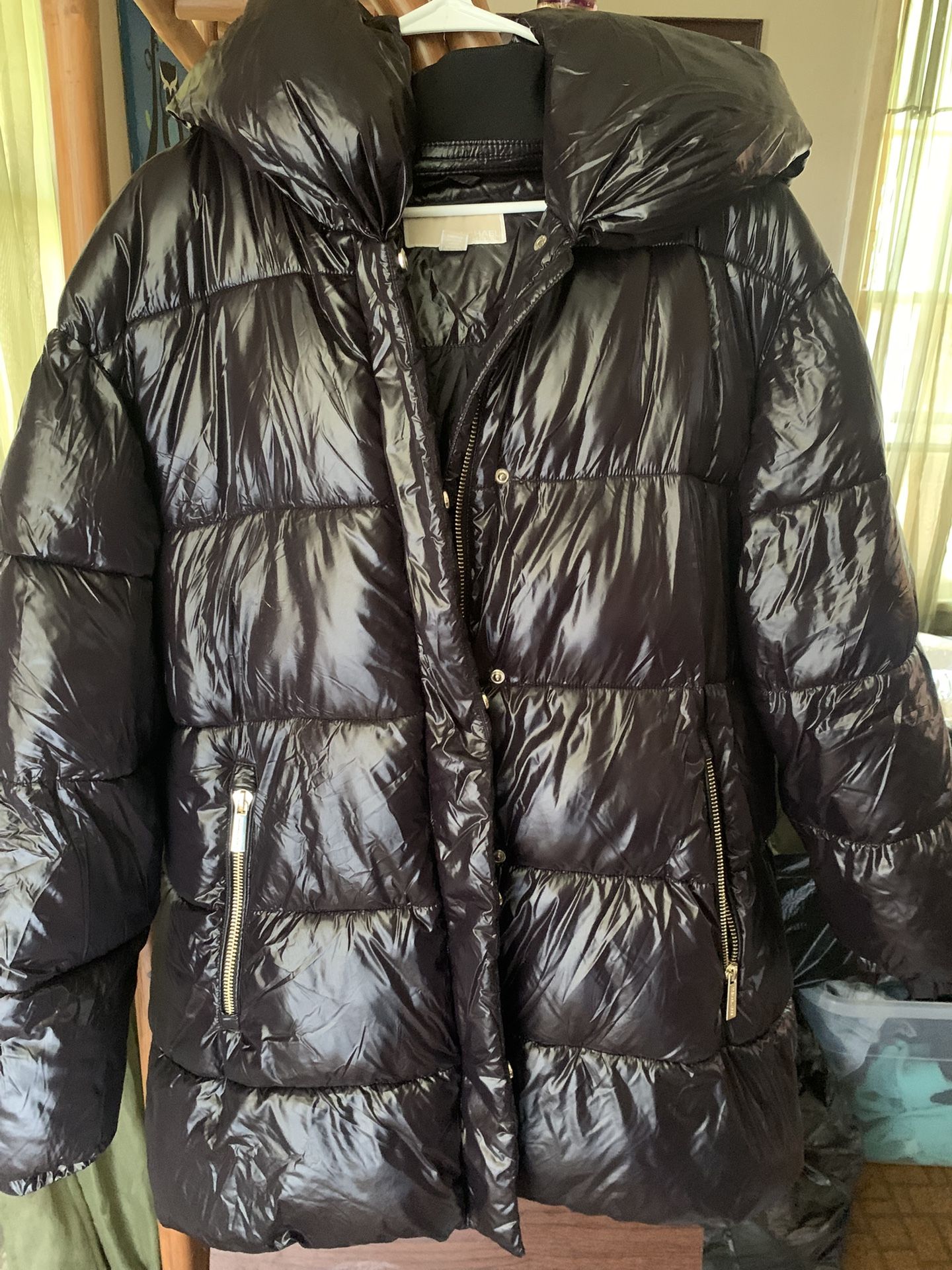 Michael kors Shiny Black Jacket