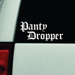 Panty Dropper Car Decal Bumper Sticker Truck Window Windshield Jdm Racing