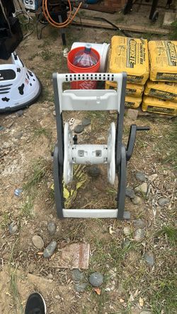 Garden hose reel cart