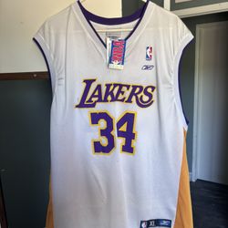 Vintage Reebok Shaquille O’Neal Lakers Jersey 