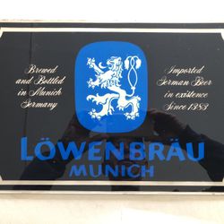 Vintage Lowenbrau Beer Tavern Glass