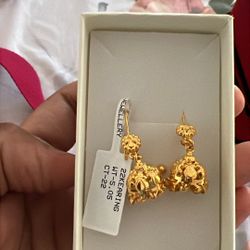 Gold Earrings 22 Karat