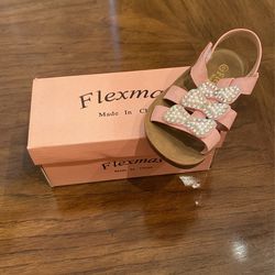 Pink Bow Sandals