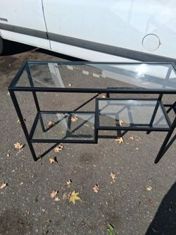 !! Glasstop  Table Firm Price