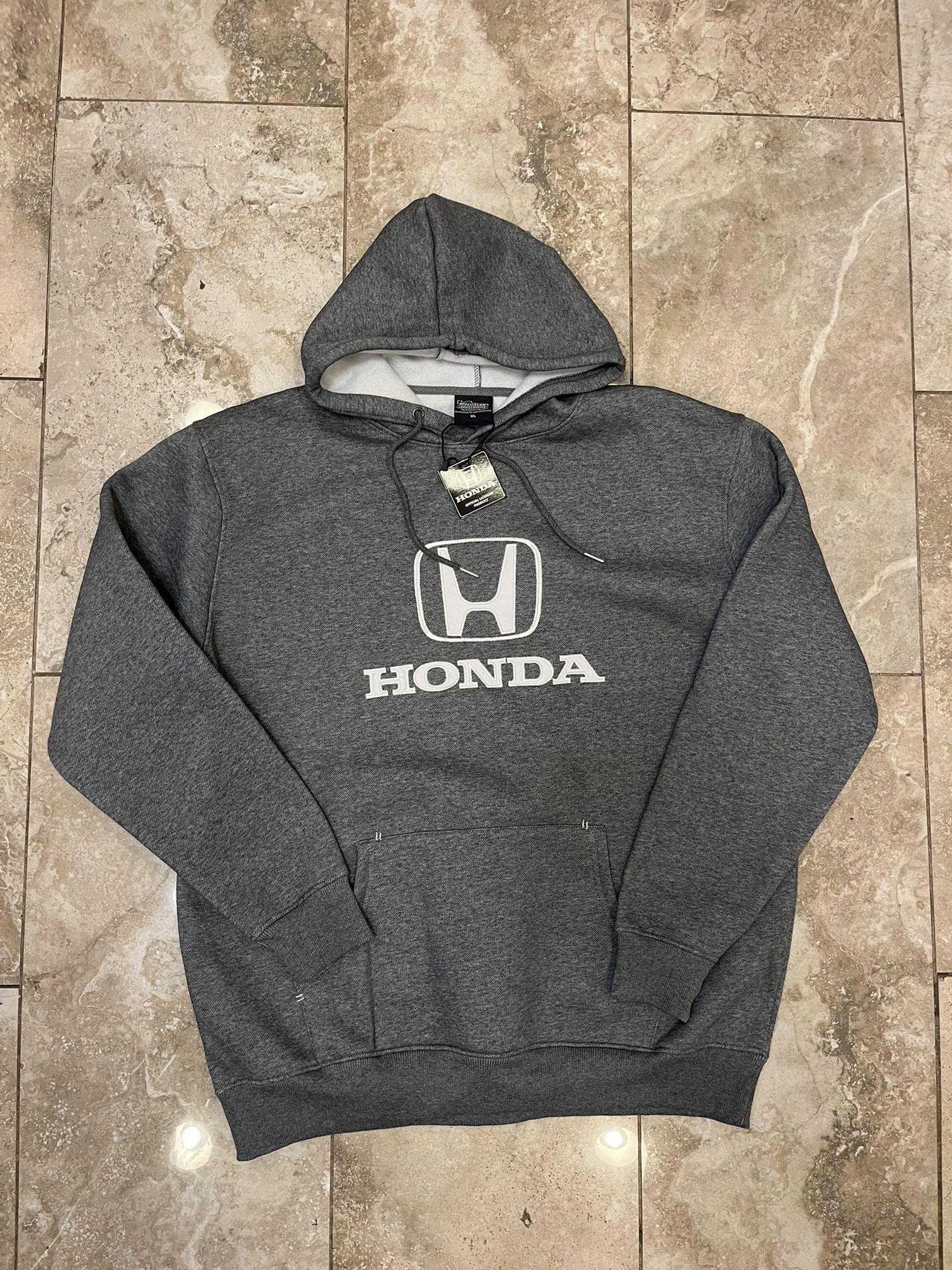 New Honda Logo Hoodie Hooded Sweatshirt Speed Gear Racewear Sewn Size XL