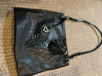 Brighton Leather Black Purse