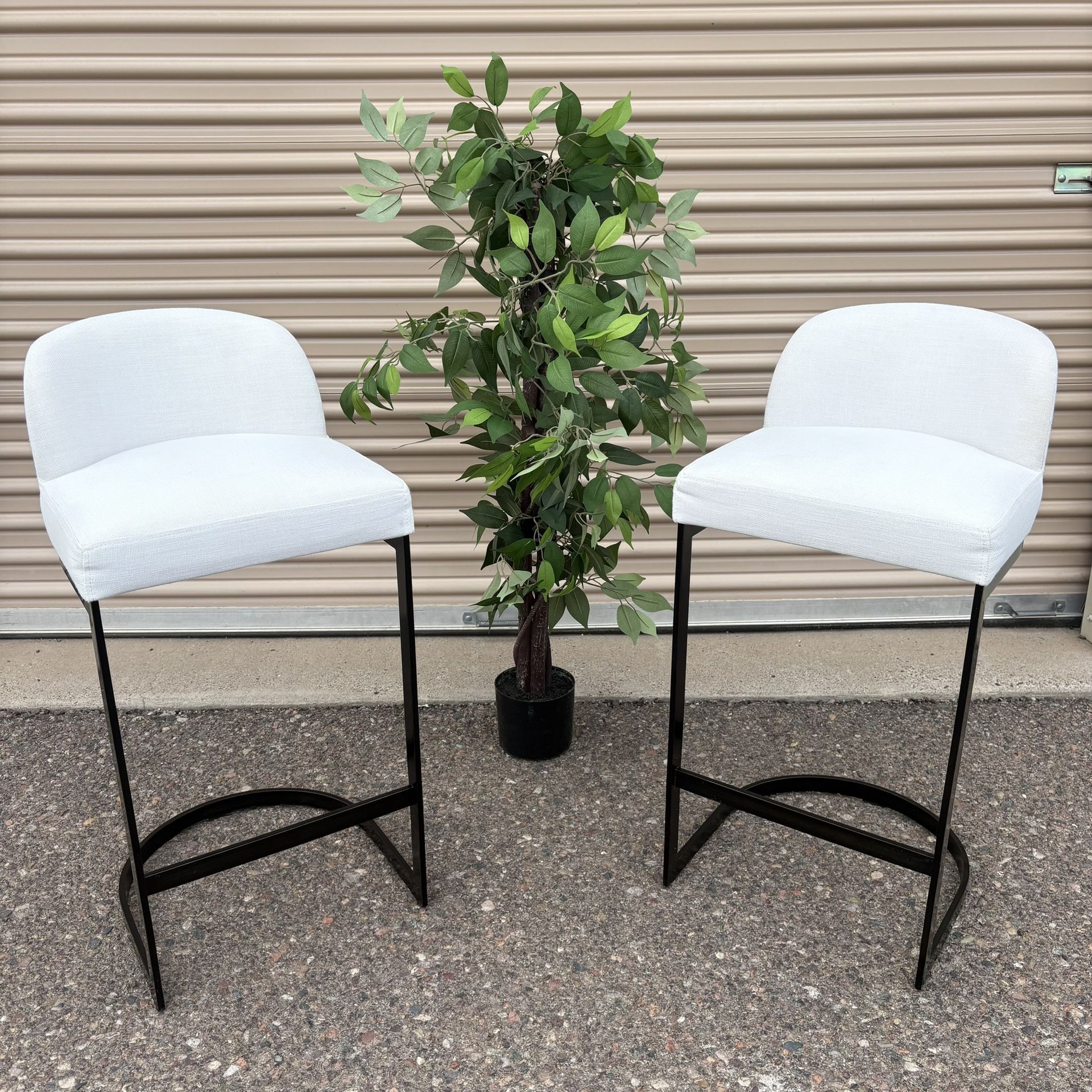 Restoration Hardware 1960s Rome Counter Stools – Set of 2 – $720 (Retail $2,590)