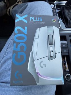 New-Logitech G502X Plus white Wireless Gaming Mouse For PC and Mac