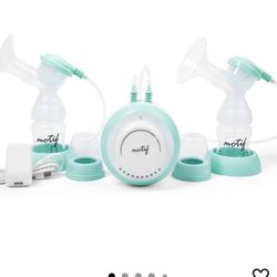 Motif Twist Double Electric Breast Pump – Gently Used + 49 Bags + 3 Flange Sizes + Extra Valve 