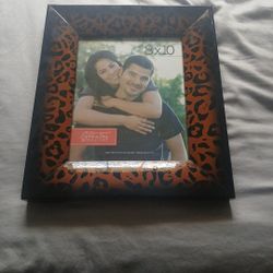 8x10 Leopard Print Photo Glass Frame