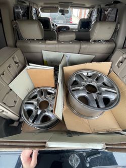 Set of 5 wheels from 2001 Lexus LX470
