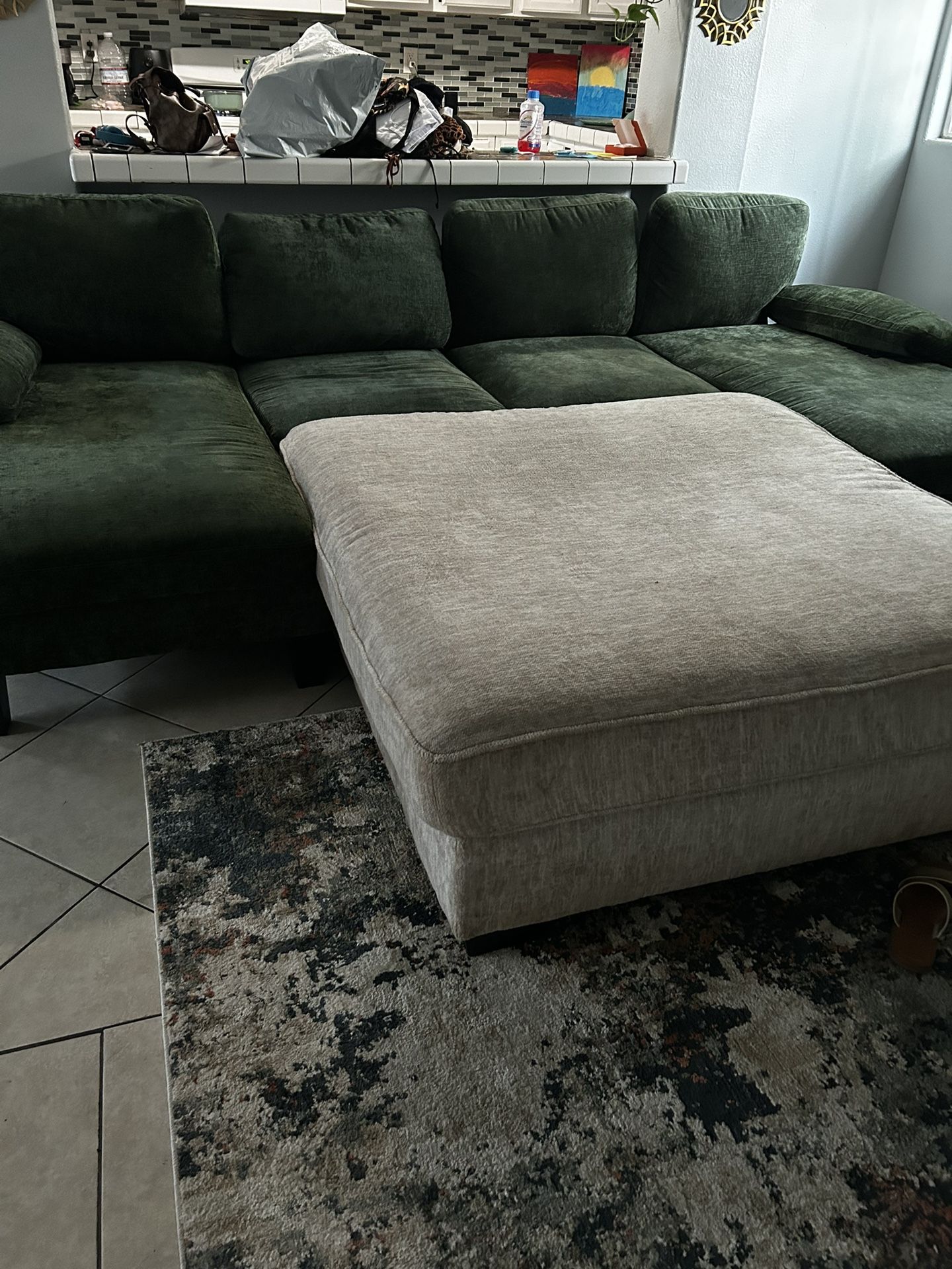 Couch With ottoman