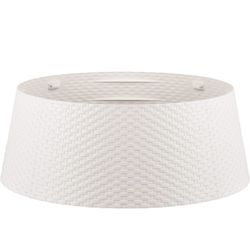 New. Tree Nest Christmas Tree Collar Round Christmas Tree Ring Plastic Wicker 21" D