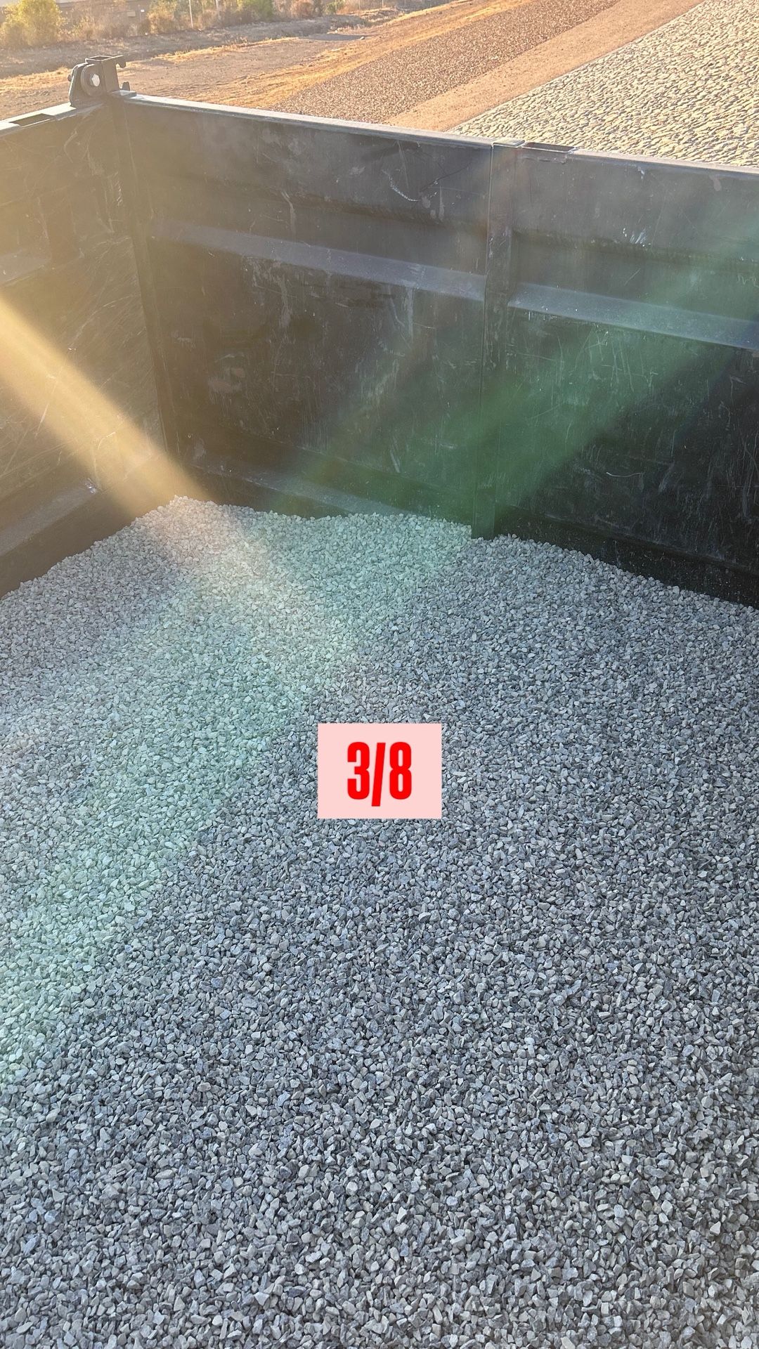 Gravel Rock Crushed Fill Sand Class 2 Base Gold White