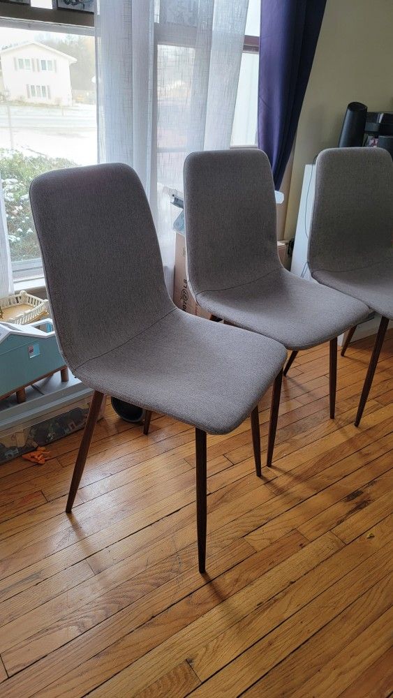 Set of 3 NIB MCM Dining Chairs (See Description)