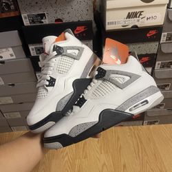 Jordan 4 White Cement 2025 (100% Authentic guarantee)