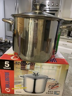 Olla de acero inoxidable de 5 Qt