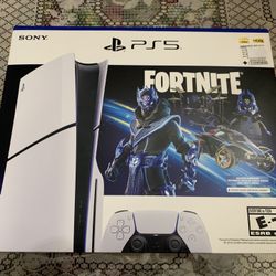 PlayStation PS5 Slim Disc Console Fortnite Bundle