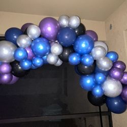Galaxy Euphoria Mini Balloon Garland 💜💙 