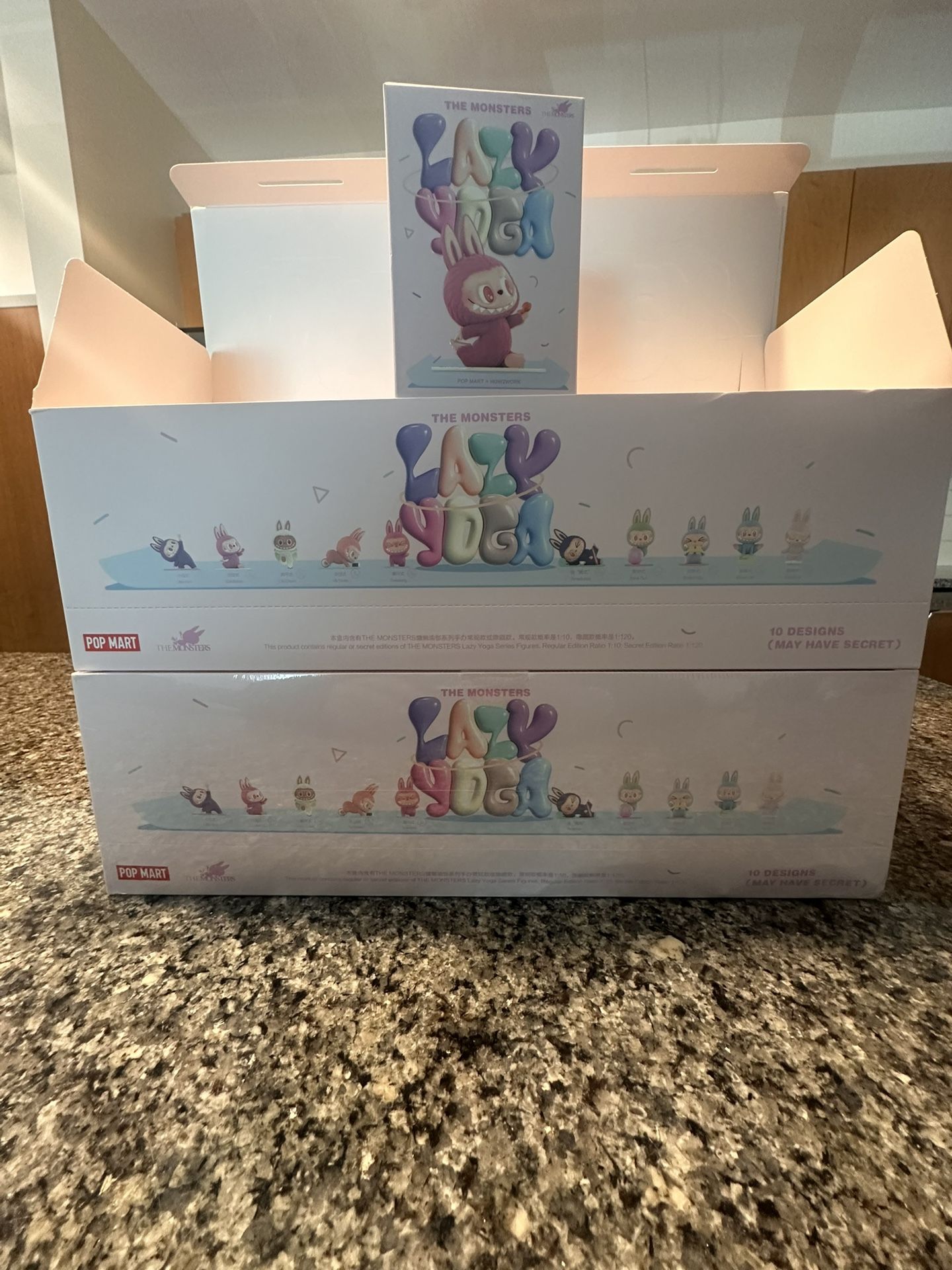 Labubu Lazy Yoga Figures Unopened Brand New