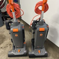 2 Hoover Hushtone 15” 2 Speed Hepa Vacuum
