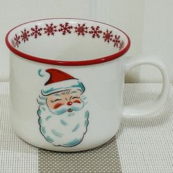 NEW! World Market Retro Santa Mini Mug