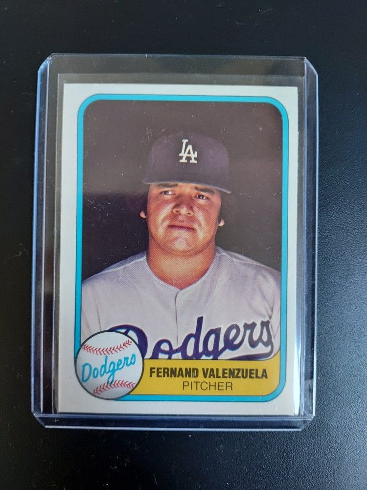 81 Fleer Fernando Valenzuela Rookie Card