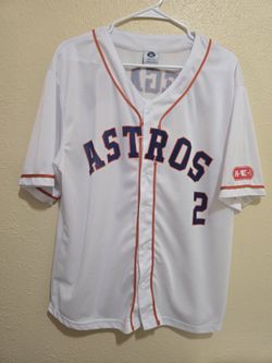 HOUSTON ASTROS BREGMAN #2 JERSEY MEN'S SIZE XL BUTTON FRONT HEB SLEEVE