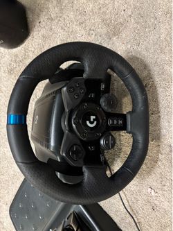 GForce gaming wheel and pedals Check description