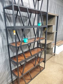 Beautiful 6 Rustic  Stye Book Shelf (New)