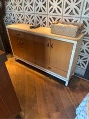 Side Station with Drawers and Cabinet Storage