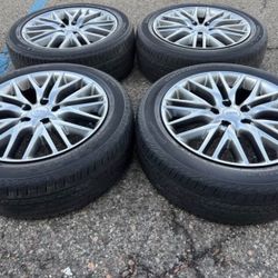 20” Jeep Wrangler Wheels Rims Tires Dodge Durango Commander Gladiator Summit Overland Grand Cherokee