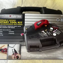 31 Piece Variable Speed Rotary Tool And Kit 