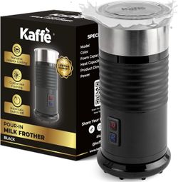 Kaffe Pour-In Milk Frother Black