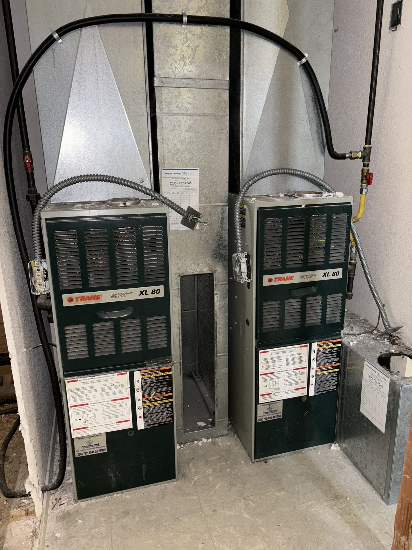Trane XL 80 Furnace- 2 Of Them