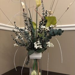Artificial Floral Vase Arrangement