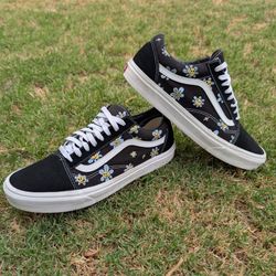 Vans Old Skool Trippy Grin Floral 500714 Men’s Size 11.5 Women’s Size 13 Retired