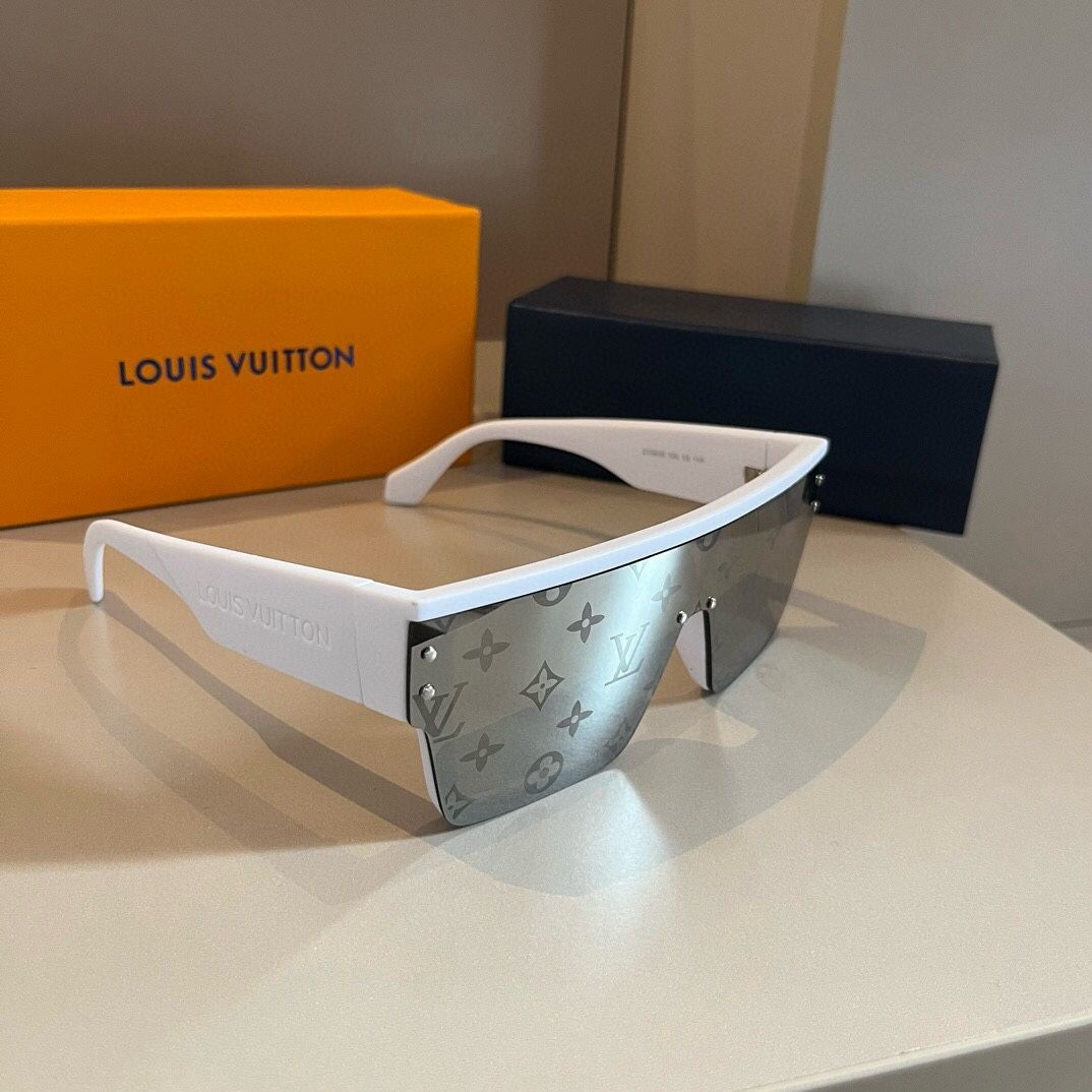 A pair of sunglasses with a boss's aura
