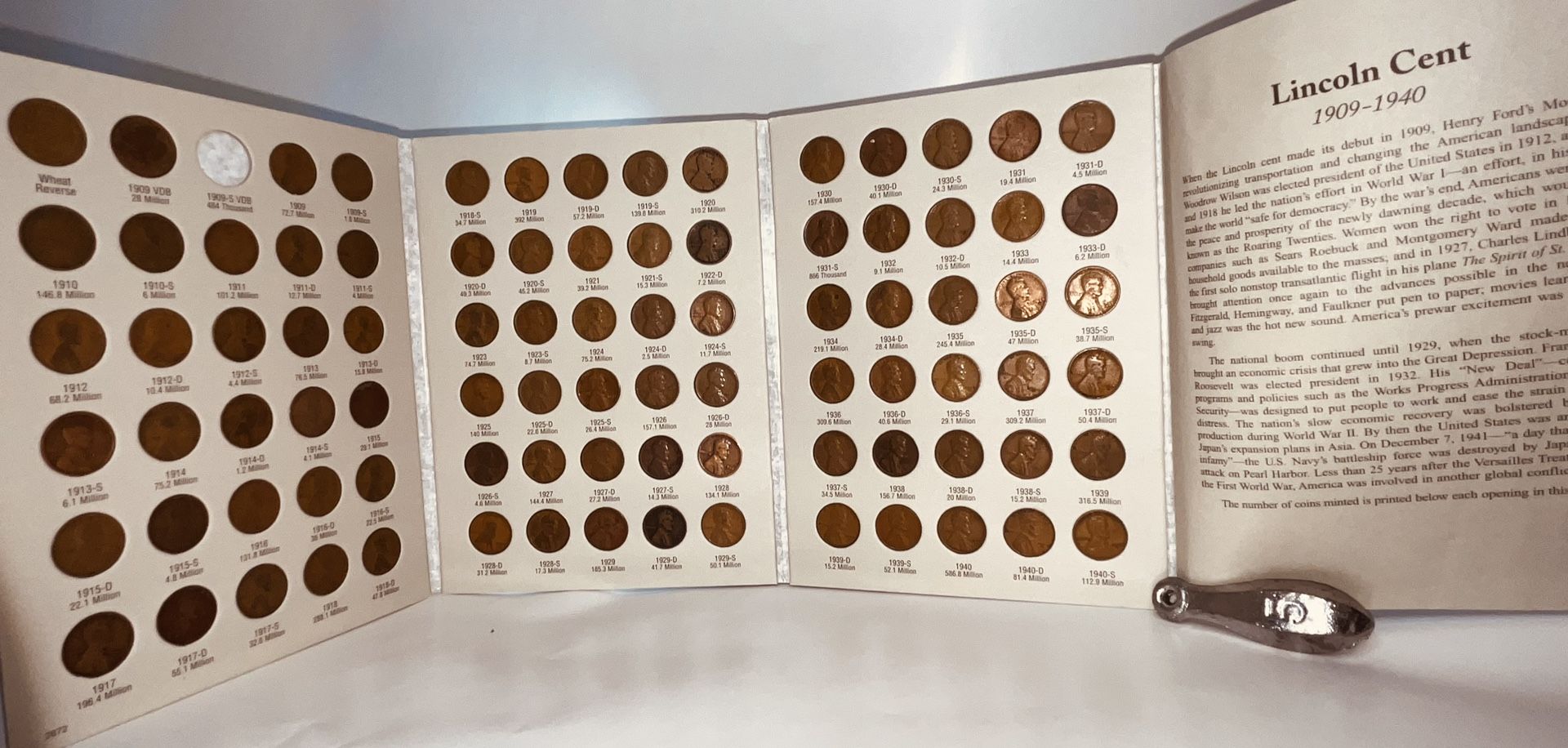 Lincoln Wheat Cents Albums 