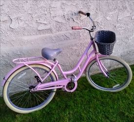 Women's Charleston BCA 26" beach cruiser bike bicicleta basket