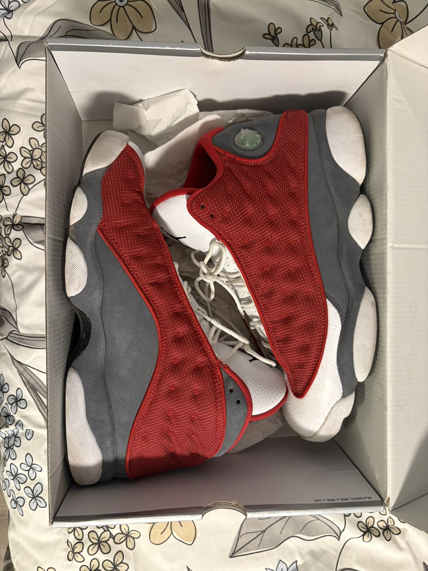 Jordan Red Flint 13’s Size 12 