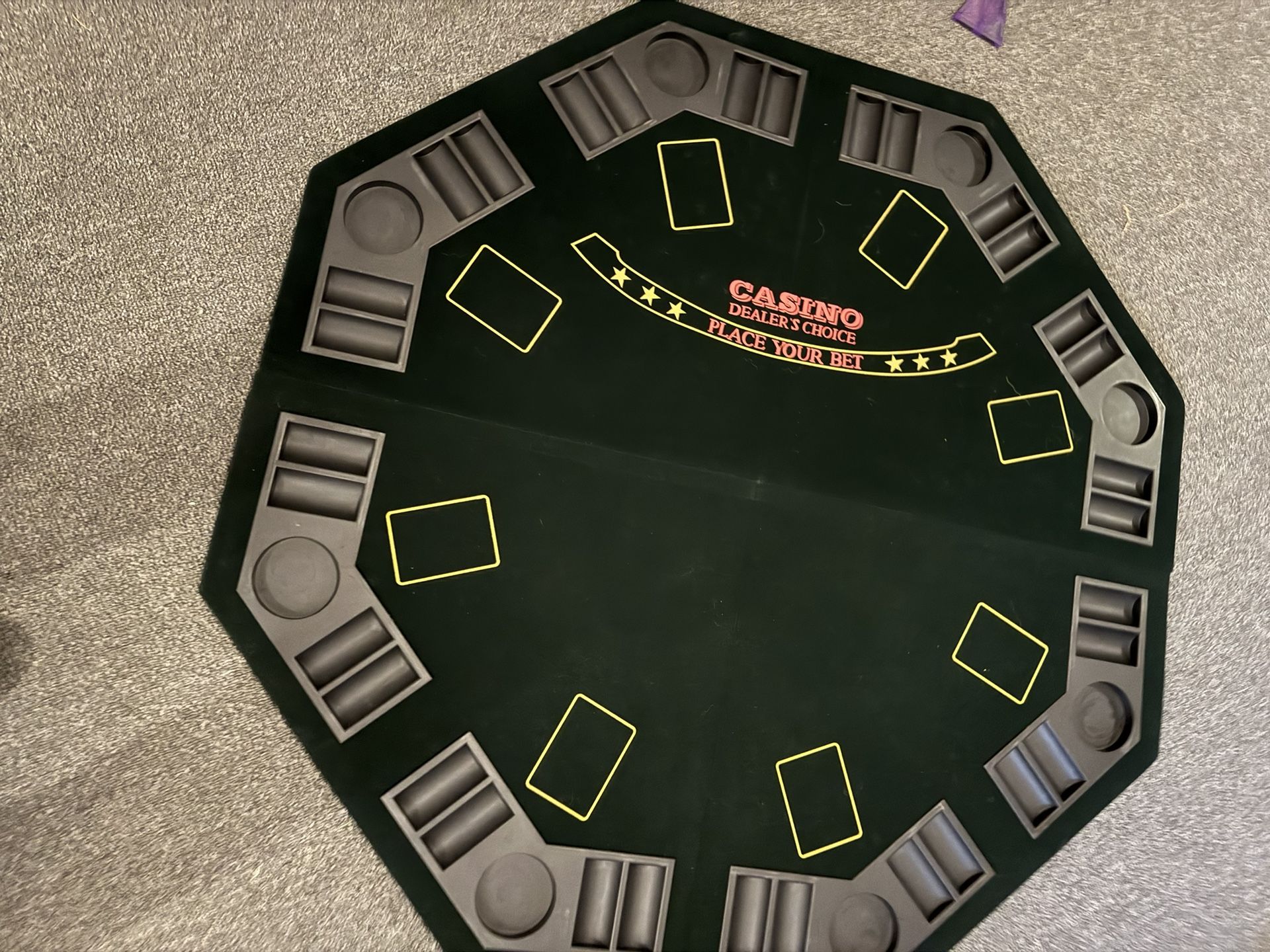POKER-BLACKJACK TABLE TOP