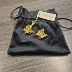 Reese Earrings 24k Gold Plated 
