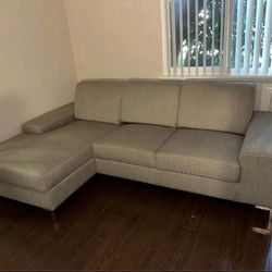 Sofa with chaise