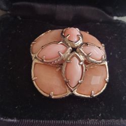 Ring Peach Stones Size 7
