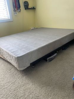Queen Boxspring with frame