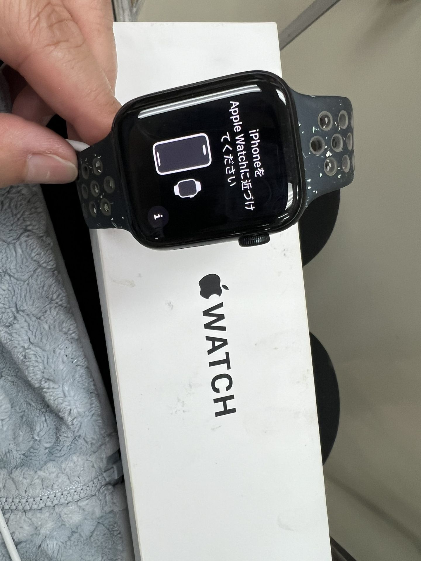 Apple Watch SE Gen 2 44mm GPS Midnight Aluminum With Nike Sport Band