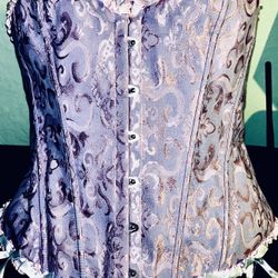 Corset Bustier Lace Up Overbust Bustier Lingerie Bodyshaper Tops