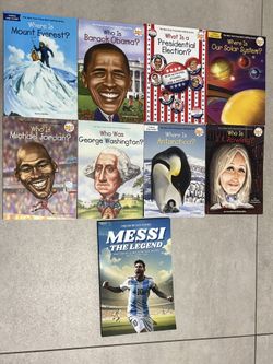 Who Was...? Big head Book Series. A series of illustrated biographies for young readers featuring significant historical figures, including artists, s